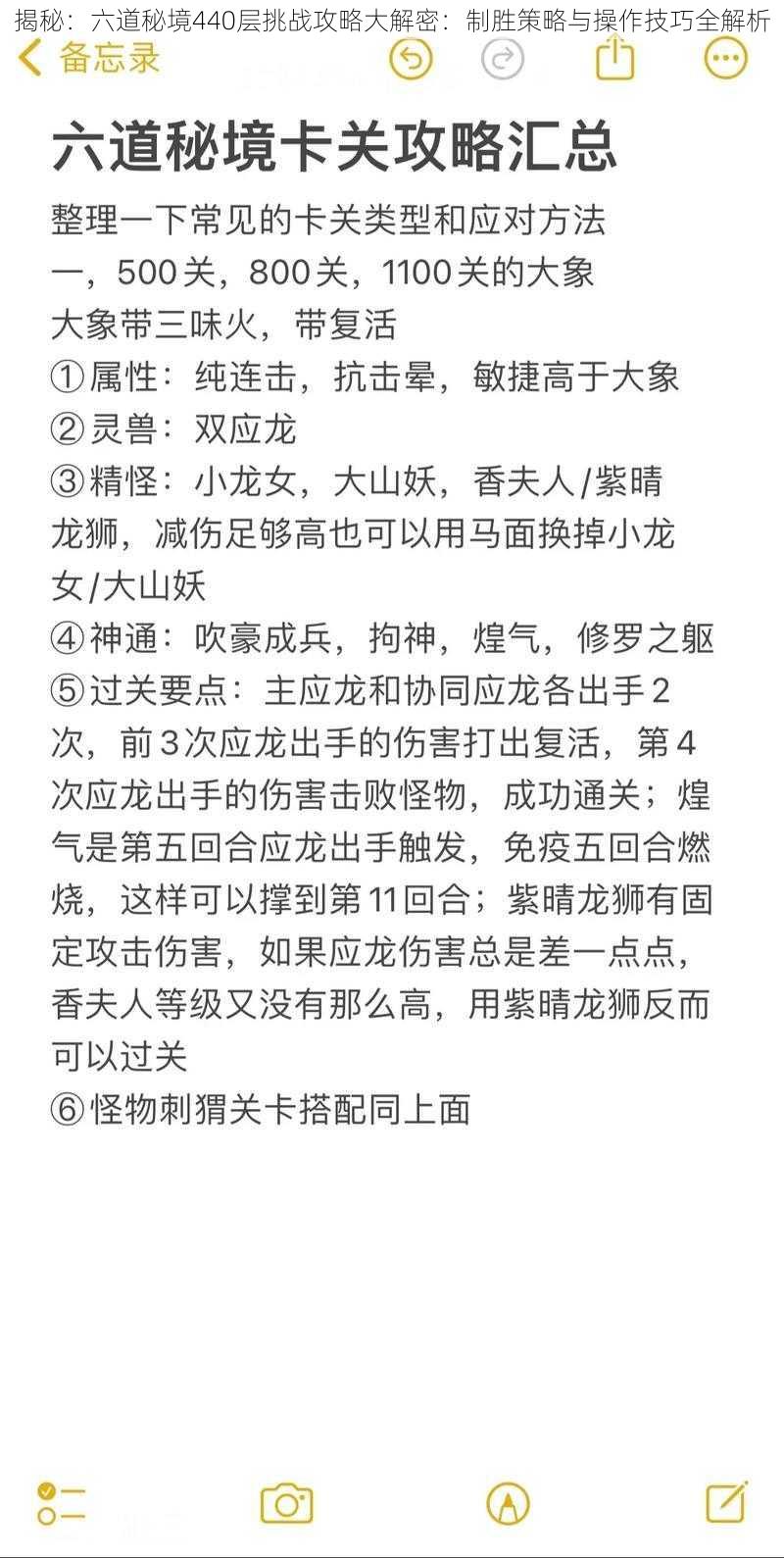 揭秘：六道秘境440层挑战攻略大解密：制胜策略与操作技巧全解析